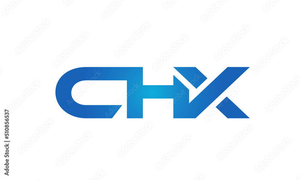 Connected CHX Letters logo Design Linked Chain logo Concept Connected CHX Letters logo Design Linked Chain logo Concept