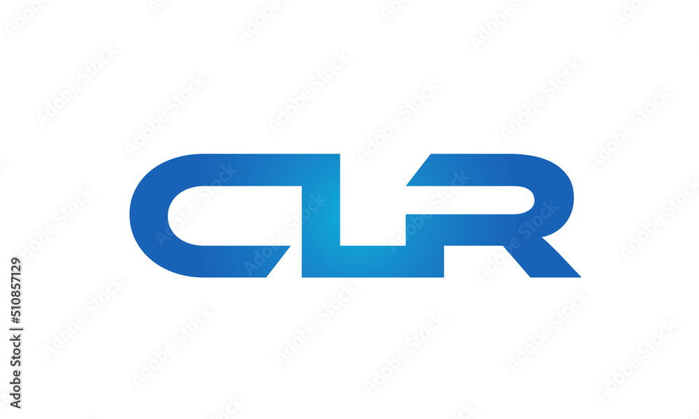 Connected CLR Letters logo Design Linked Chain logo Concept Connected CLR Letters logo Design Linked Chain logo Concept