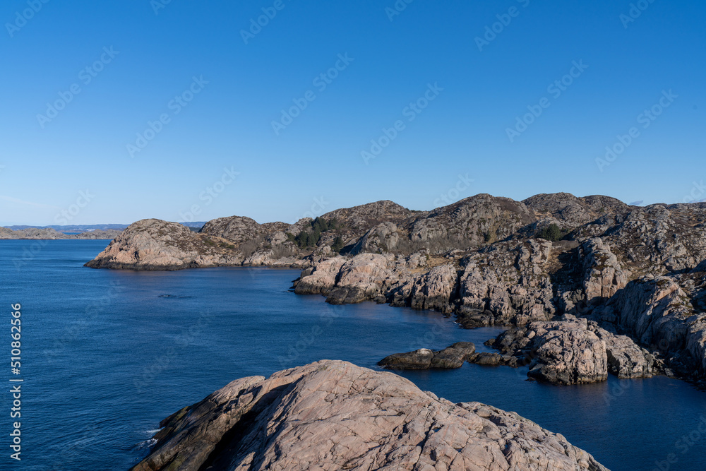 Lindesnes, Norway's southernmost point, the North Sea