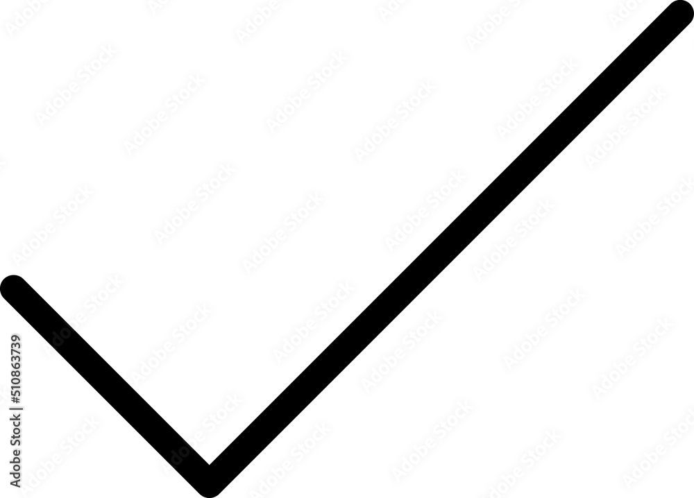 Vector check mark icon. symbol of check list, approval, or confirm with trendy flat style icon for web site design, logo, app, UI isolated on white background.eps Vector check mark icon. symbol of check list, approval, or confirm with trendy flat style icon for web site design, logo, app, UI isolated on white background.eps