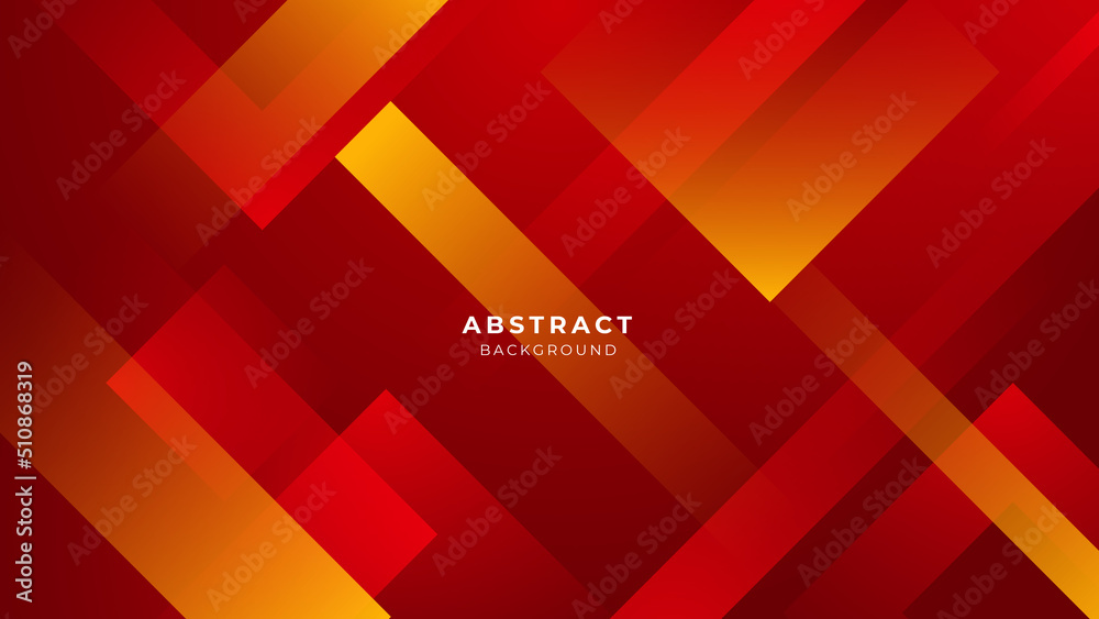 Minimal red orange banner geometric shapes abstract modern background design. Design for poster, template on web, backdrop, banner, brochure, website, flyer, landing page, presentation, and webinar