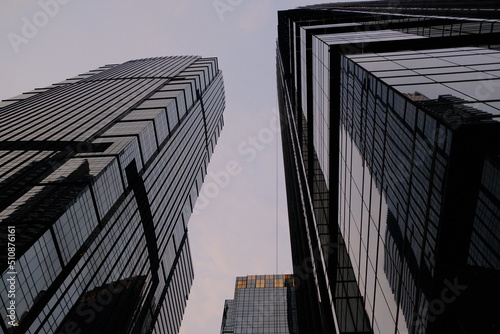 Skyscraper scenery at Ashta District 8, taken on June 5, 2022 in South Jakarta, Indonesia	 photo