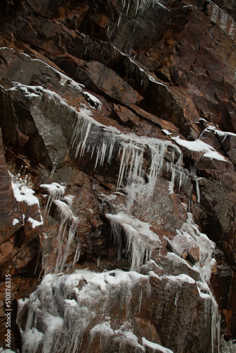 Snow covered mountains