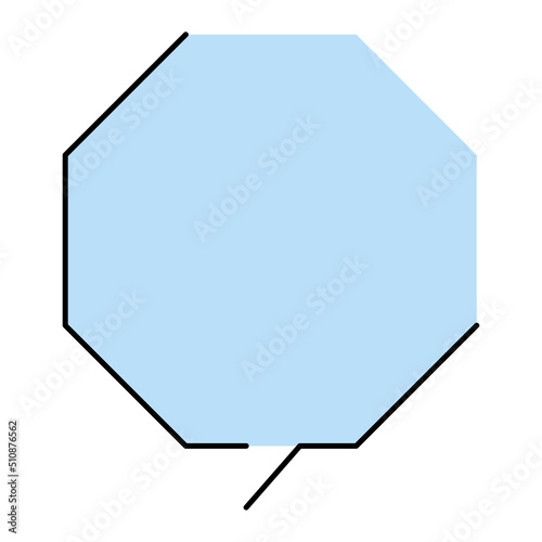 Wallpaper Mural octagon speech balloon
 Torontodigital.ca