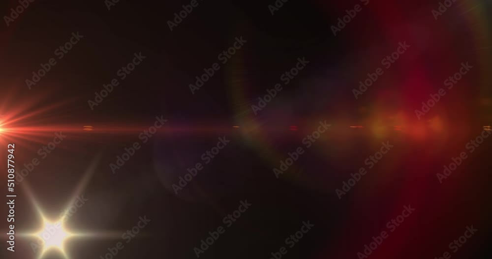 Animation of light spots over black background Animation of light spots over black background