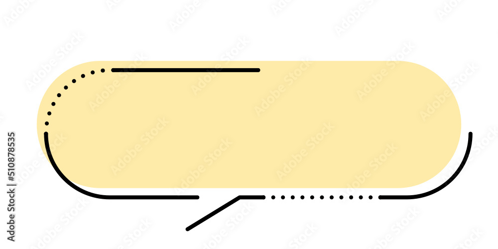 pastel speech bubble
