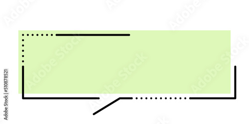 pastel speech bubble
