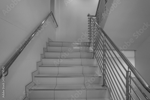 Building Interior Staircase Steps Stainless Decor Hand Railing