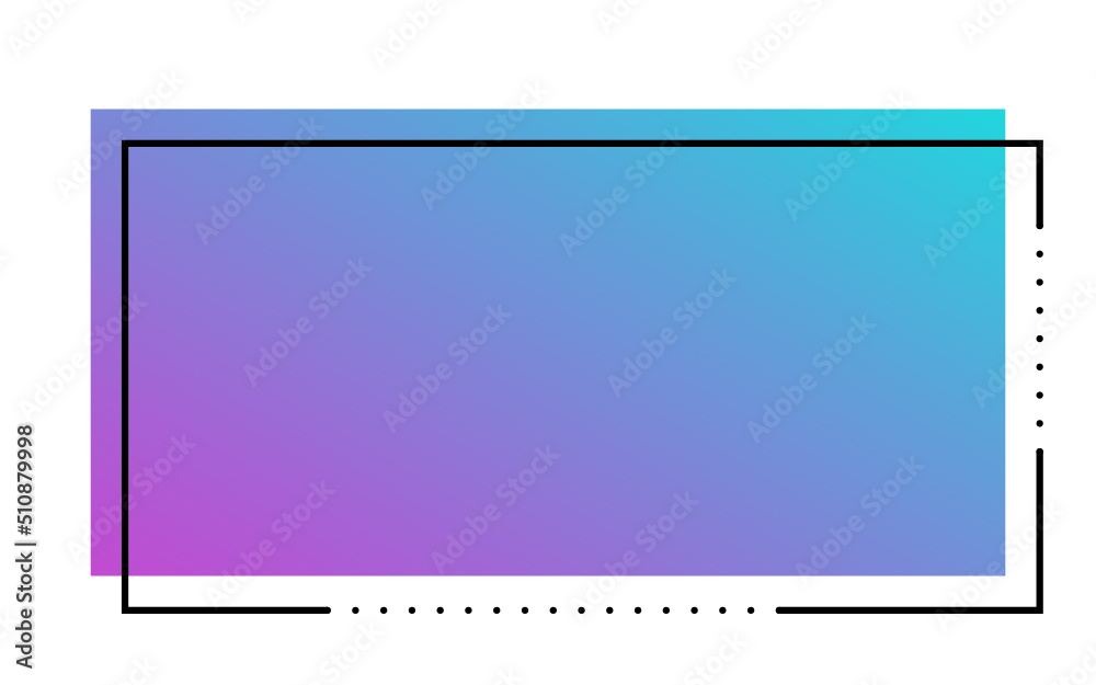 gradient minimal rectangle frame
gradient minimal rectangle frame