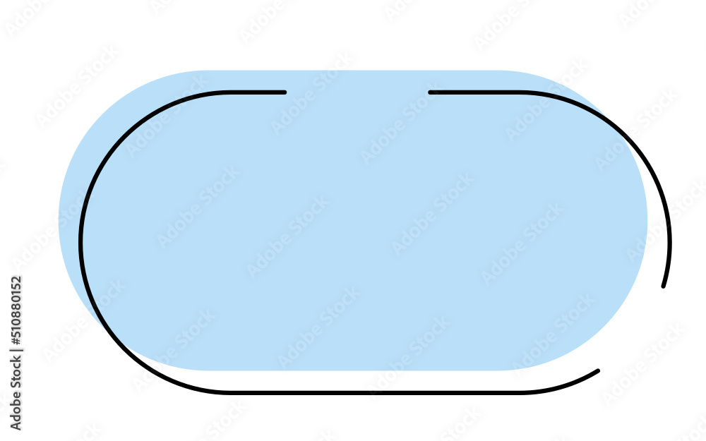 Naklejka premium minimal rectangle frame 