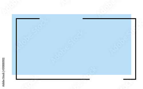 minimal rectangle frame
