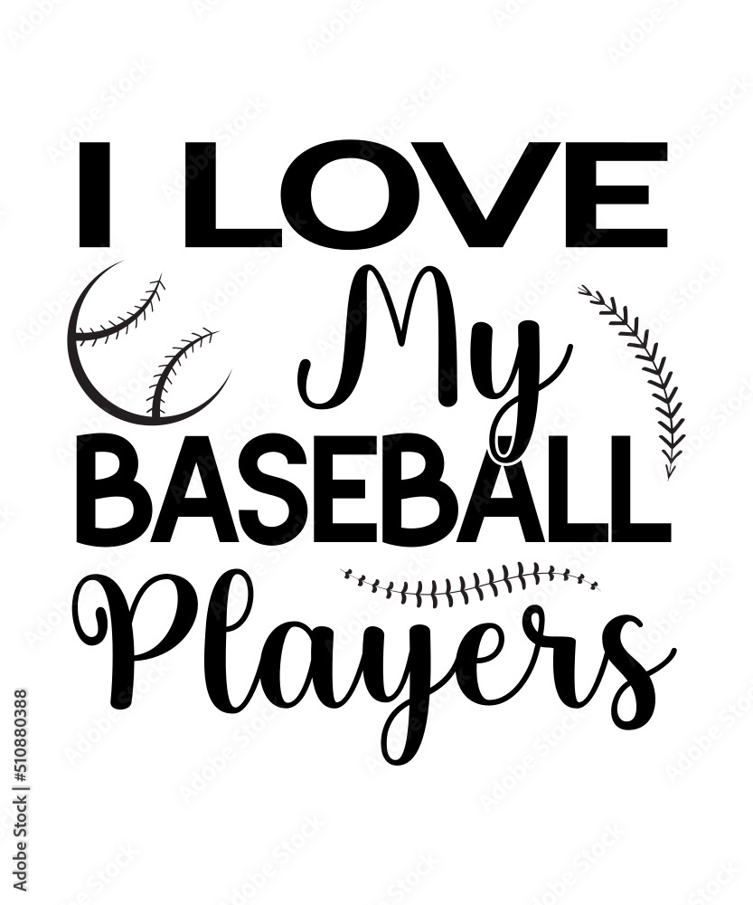Obraz premium Baseball SVG T-shirt Design ,mug