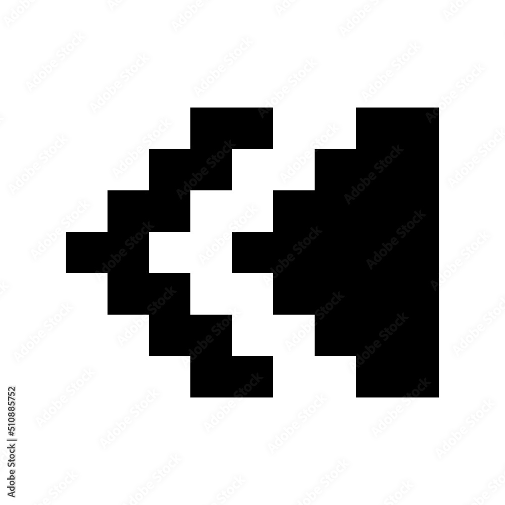 pixel arrow
