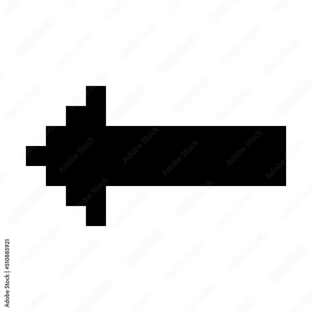 pixel arrow
