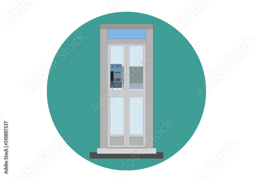 Icono de cabina de teléfono público