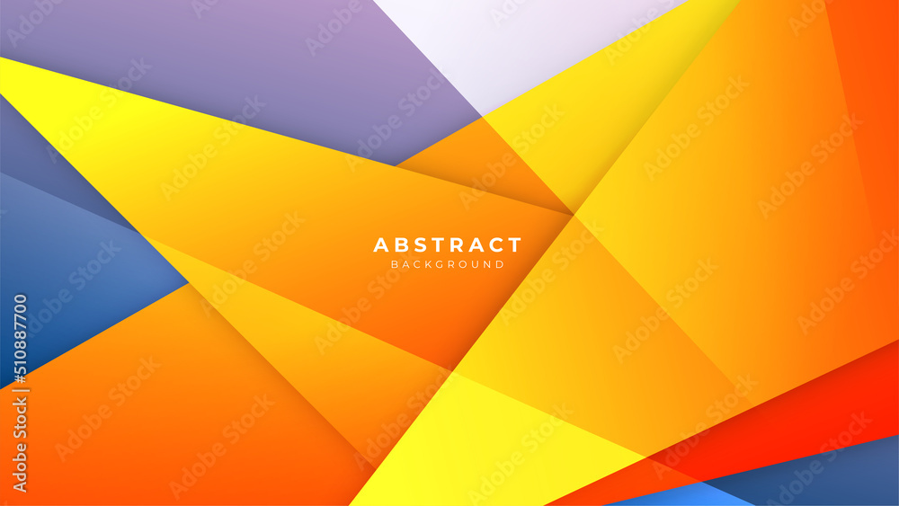 Abstract colorful vibrant vivid geometric shapes light silver technology background vector. Modern diagonal presentation background.
