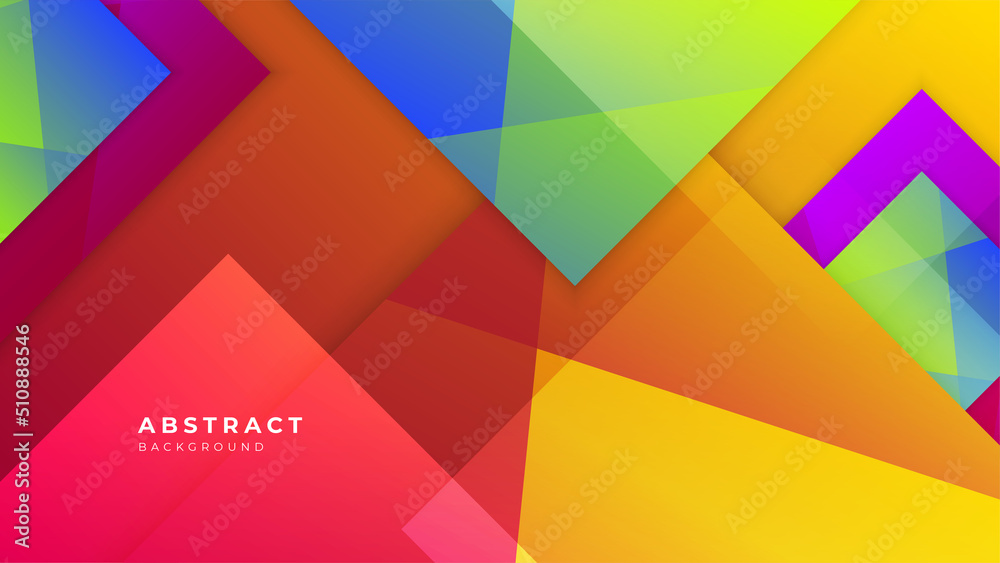 Abstract colorful red orange yellow blue background