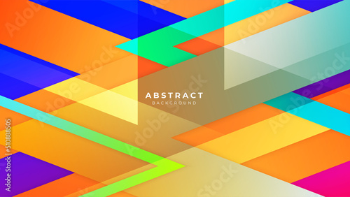 Abstract colorful red orange yellow blue background