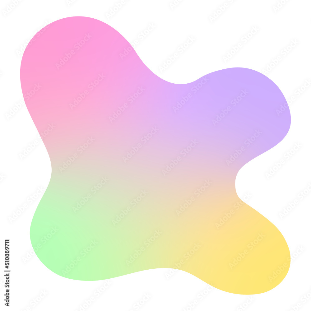 blob holo foil sticker
