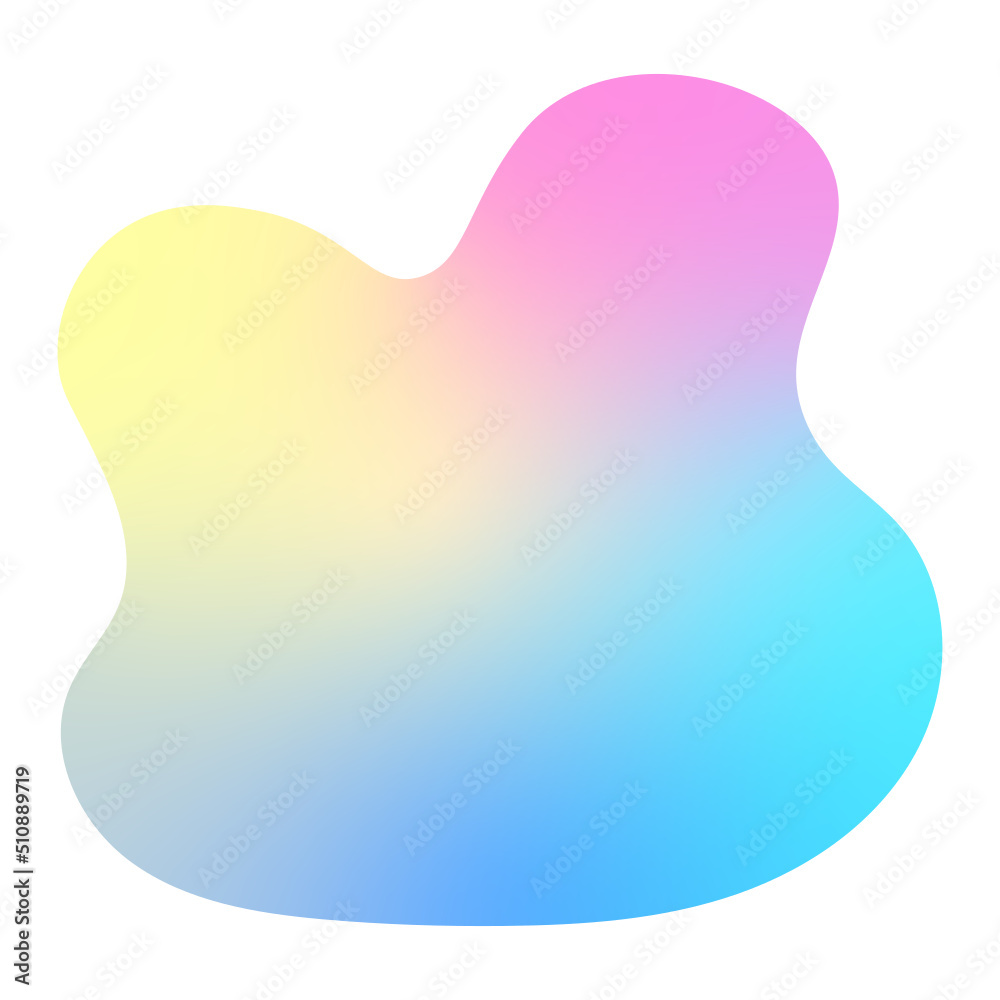 blob holo foil sticker
