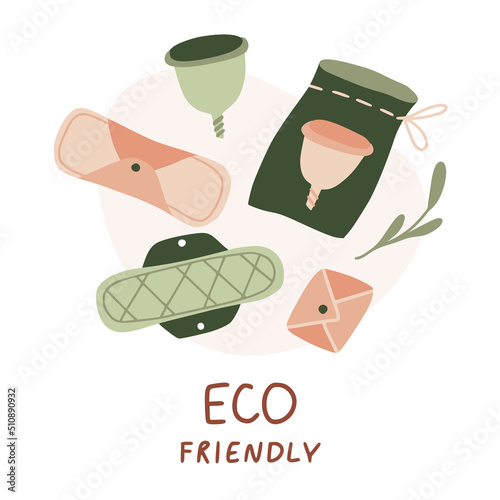 Eco friendly. Zero waste periods collection