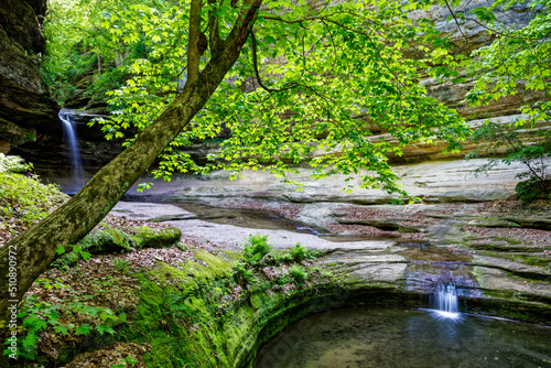 waterfall @ starved rock state park, Illinois