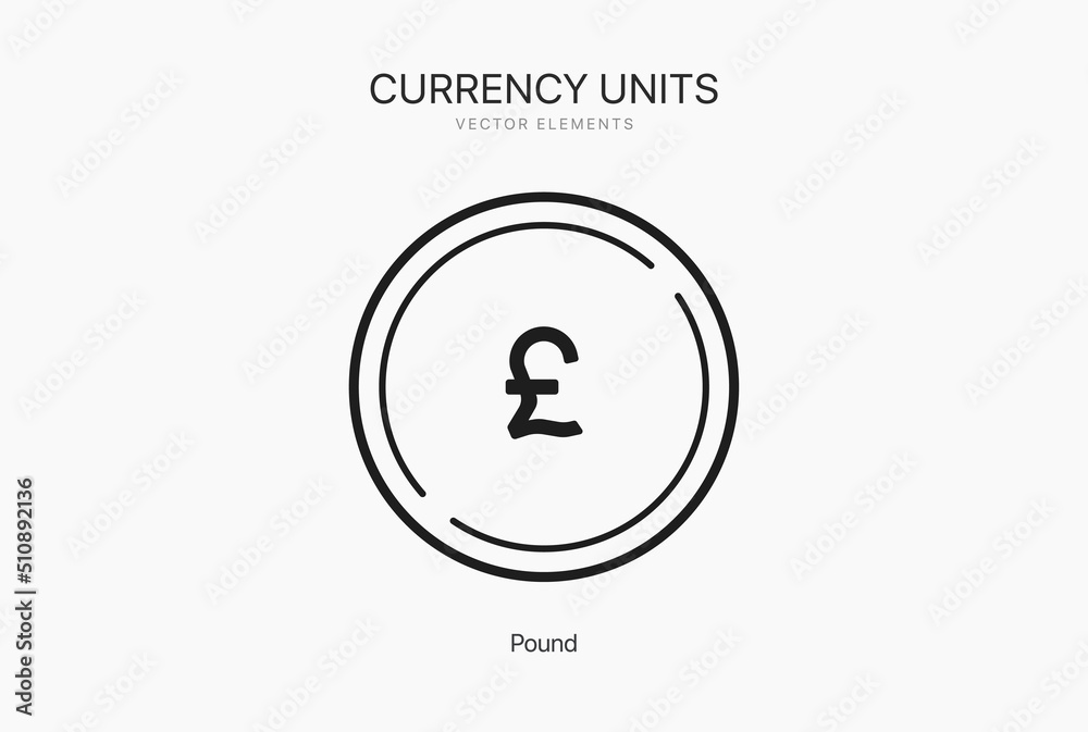 Line flat Pound icon symbol vector isolated on white background. Pound sign symbol. Money icon. Currency unit. Line flat Pound icon symbol vector isolated on white background. Pound sign symbol. Money icon. Currency unit.