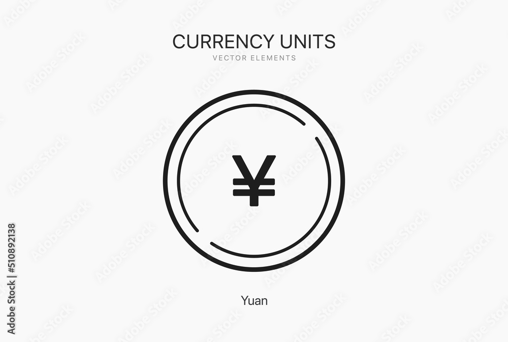 Line flat Yuan icon symbol vector isolated on white background. Yen sign symbol. Money icon. Currency unit. Yen icon vector. Line flat Yuan icon symbol vector isolated on white background. Yen sign symbol. Money icon. Currency unit. Yen icon vector.