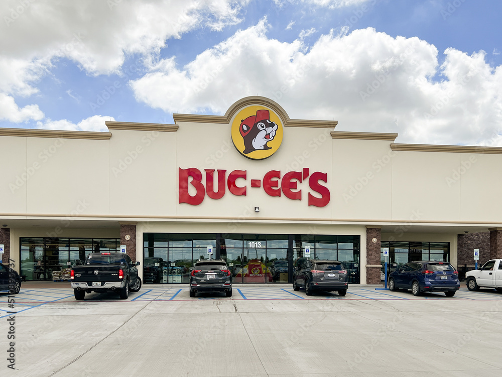 Stockfoto RICHMOND, KY, USA JUNE 9, 2022 Bucee's is a chain of
