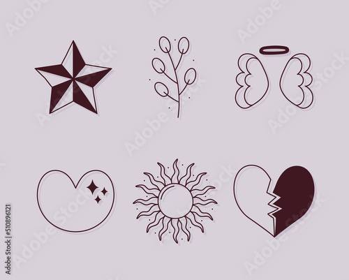 minimalist tattoos bundle