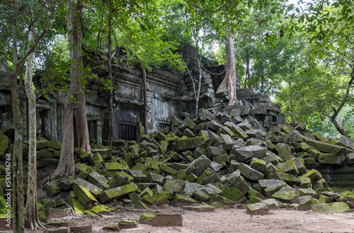 Ruined Beng Mealea Temple, Angkor, Cambodia