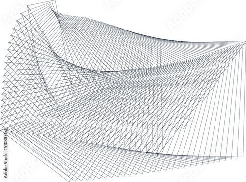 Abstract lines background, vector texture.