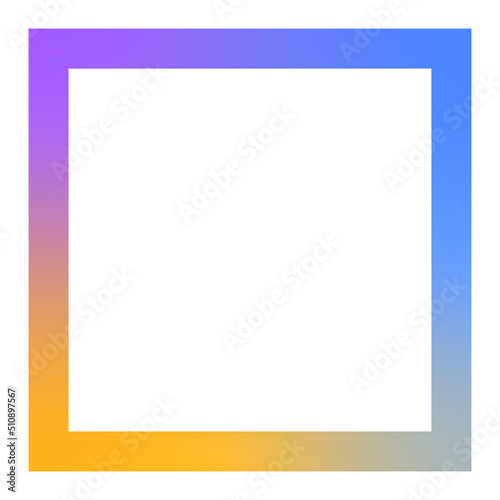 gradient square border 