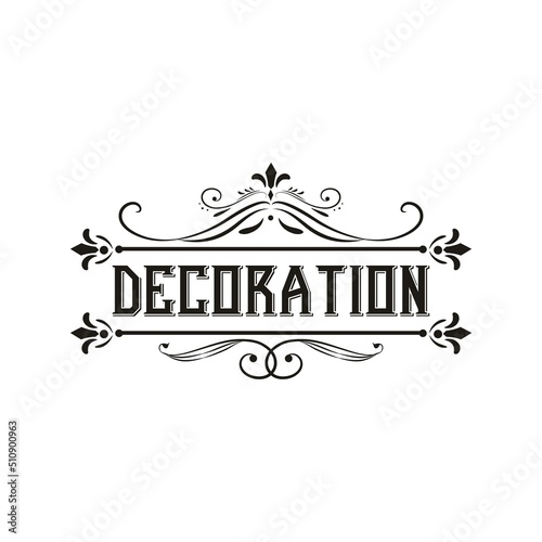 Luxury logo Vector illustration template