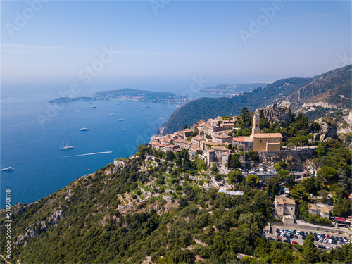 View of Èze, Provence-Alpes-Côte d'Azur, France