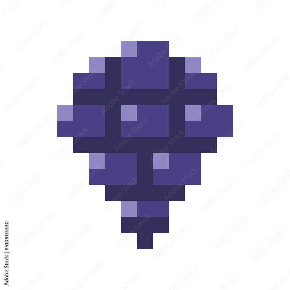 Obraz premium pixel grape 