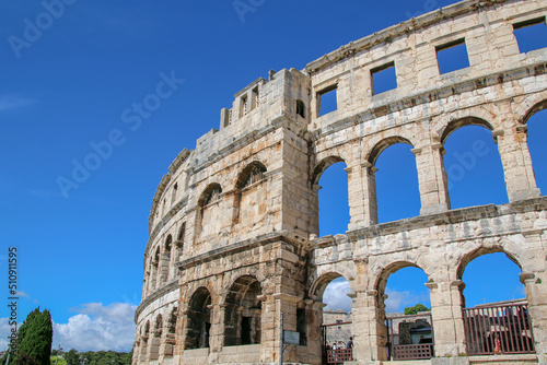 The Pula Arena is the largest and best preserved monument of ancient architecture in Croatia