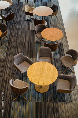 Lounge im Urlaub bei einem gemütlichen Meeting