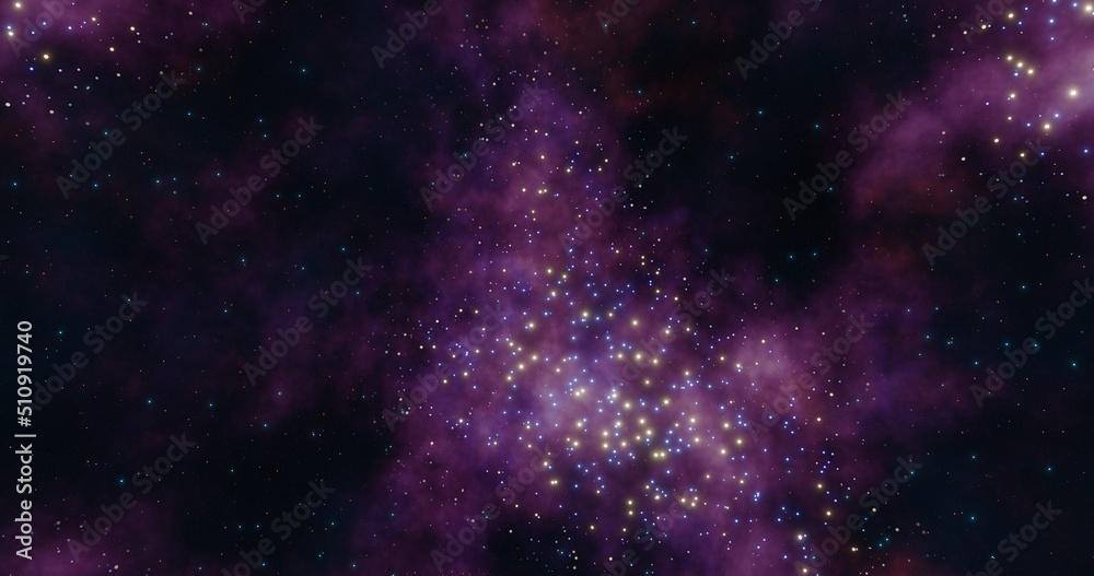 Fototapeta premium Nebula background. Galaxy in the universe. 3d rendering.