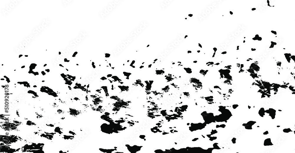 Small uneven spots and particles of debris. Abstract vector texture. Distressed uneven background. Grunge texture overlay with fine grains isolated on white background. Vector illustration. EPS10. Small uneven spots and particles of debris. Abstract vector texture. Distressed uneven background. Grunge texture overlay with fine grains isolated on white background. Vector illustration. EPS10.