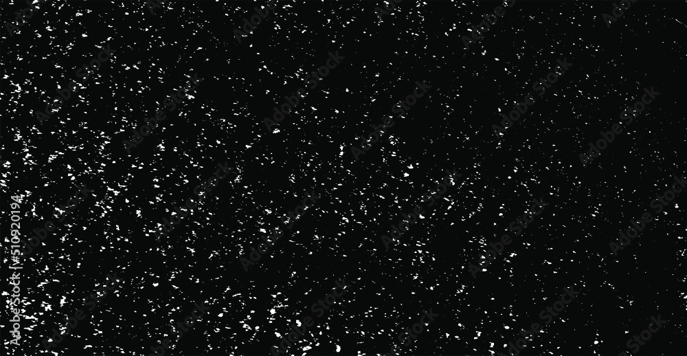 Obraz premium Small uneven spots and particles of debris. Abstract vector texture. Distressed uneven background. Grunge texture overlay with fine grains isolated on white background. Vector illustration. EPS10.