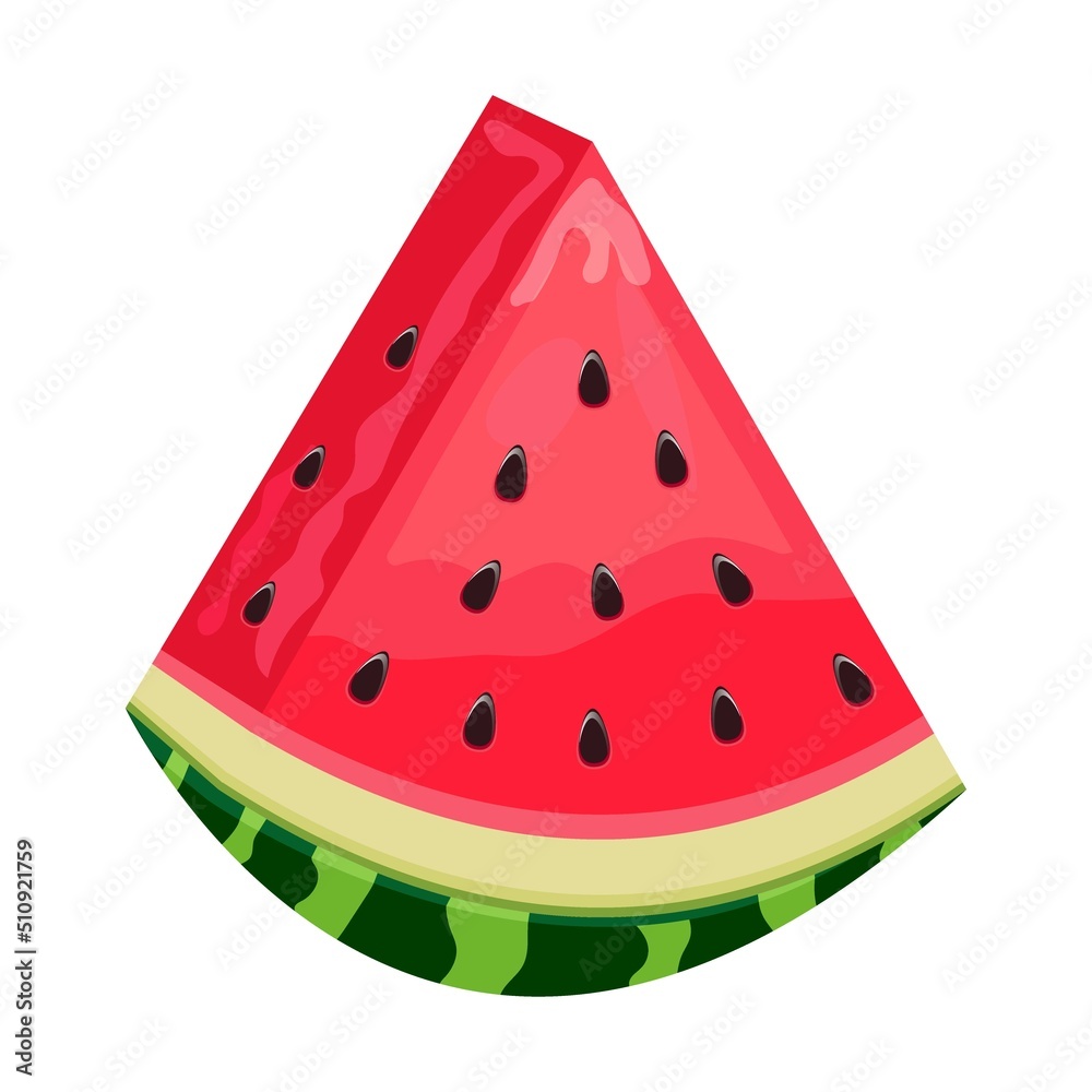 watermelon slice on white background watermelon slice on white background