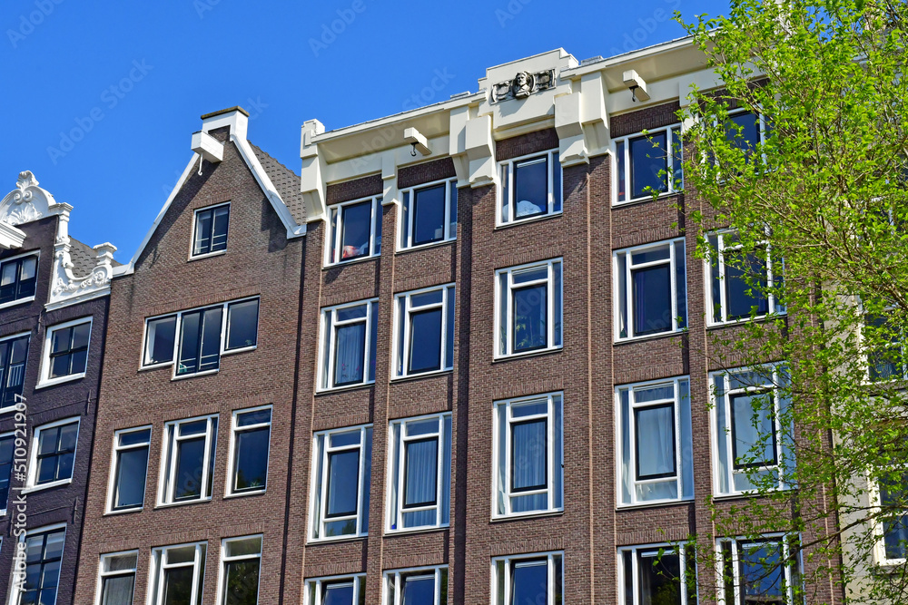 Amsterdam, Netherlands - may 22 2022 : touristy city centre