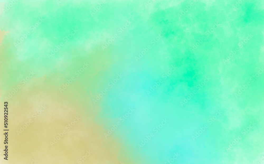green yellow background gradients made using the texture of watercolor spots