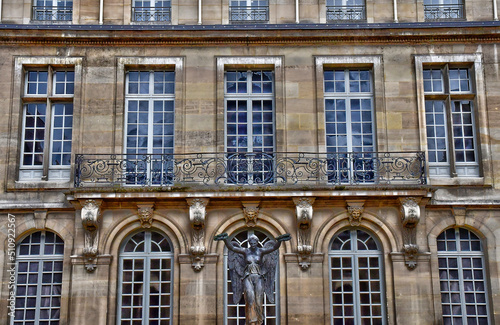 Paris  France - april 24 2022 : Musee Carnavalet in Le Marais district © PackShot