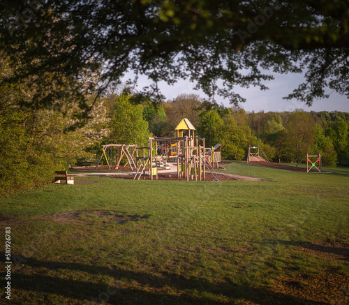 Playground with trees in Bu...