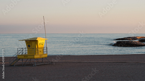 Cuadro en lienzo blue hour baywatch