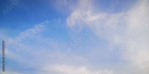 blue sky with clouds