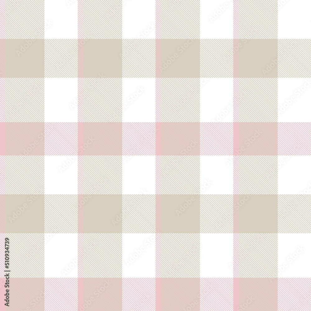 Fototapeta premium Pastel Asymmetric Plaid textured Seamless Pattern