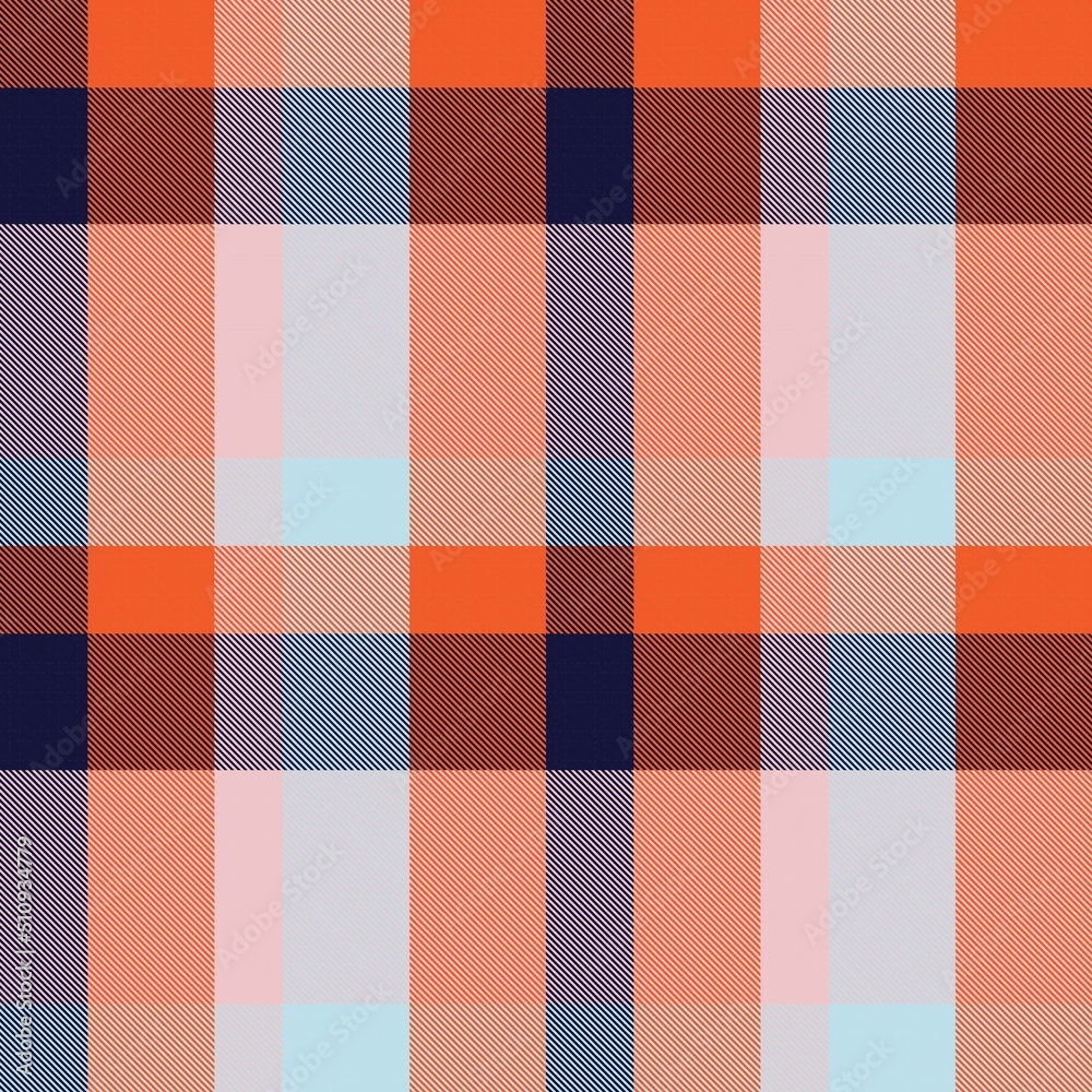Orange Asymmetric Plaid textured Seamless Pattern Orange Asymmetric Plaid textured Seamless Pattern